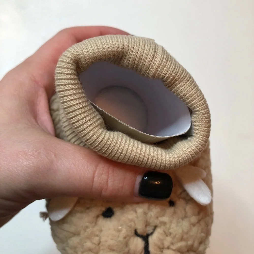 Sherpa Deer‎ Fuzzy Slippers Size 6-12m